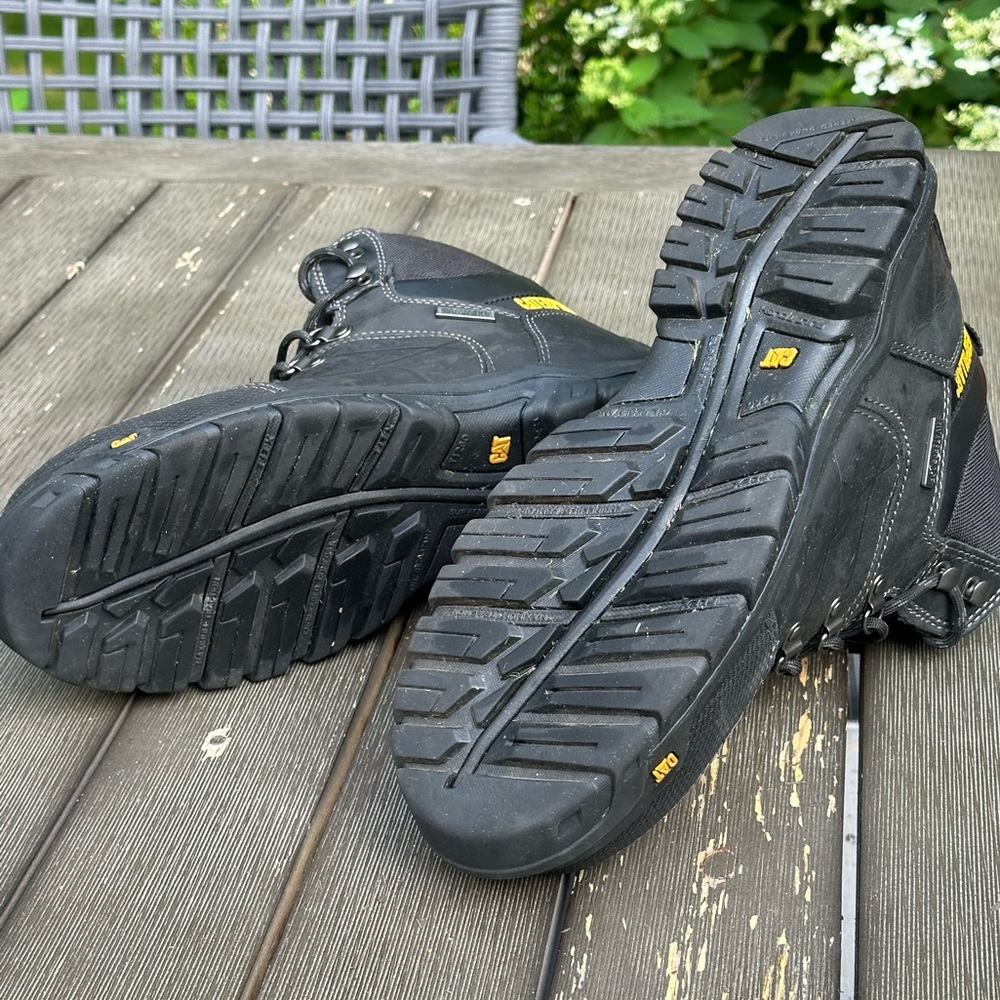 Cat Caterpillar Threshold Black Waterproof Boots Mens… Gem
